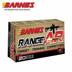 Barnes Range AR 300 Blackout 90gr. Zn Core OTFB 20 Round Box Ammunition